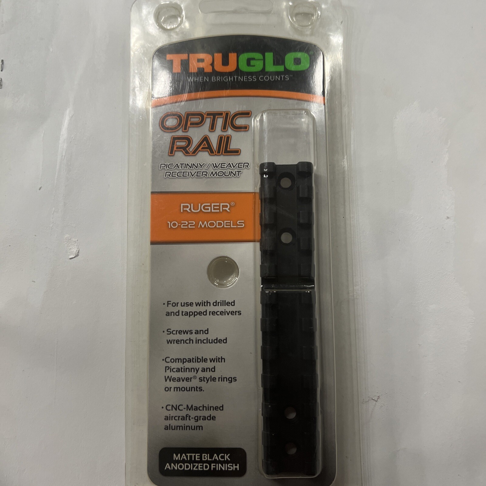 TruGlo Optic rail Ruger 10–22 models