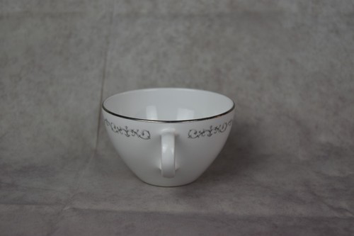 Vintage Centura by Corning Platinum Scroll Flat Cup Mug TEA CUP - Picture 2 of 8