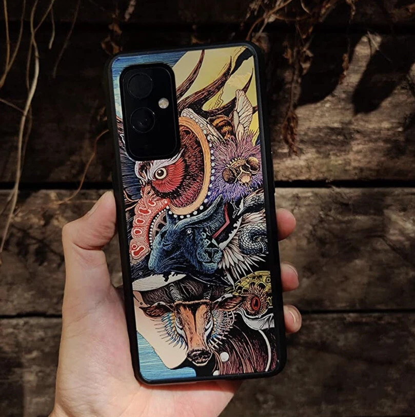 Funda delgada a prueba de golpes con diseño de anime japonés Itsu Phoenix para OnePlus 9 Pro Foto 4 de 4
