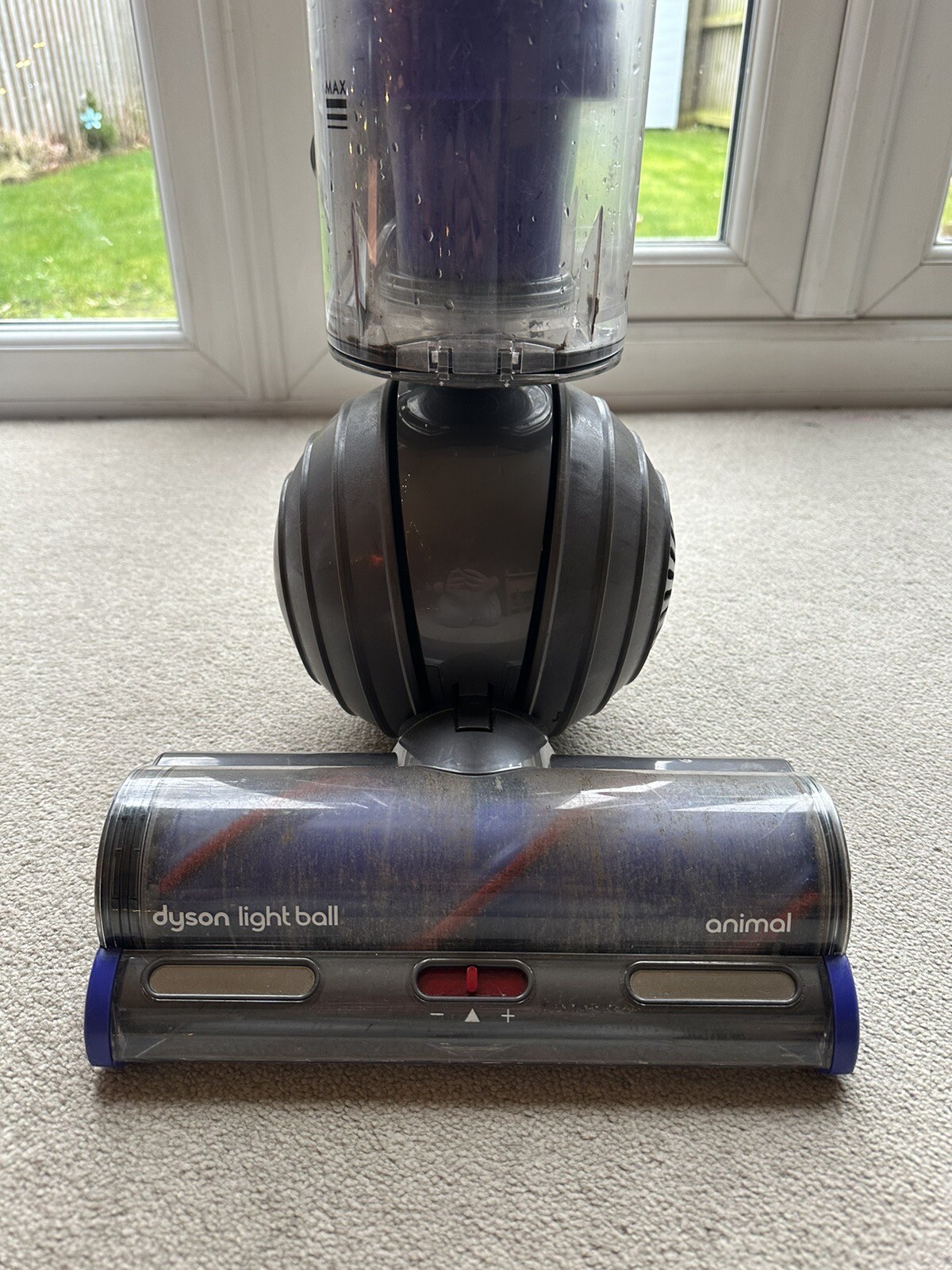 Dyson Light Ball Animal Upright Bagless Vacuum Cleaner Iron / Purple