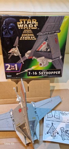 Star Wars Luke's T-16 Skyhopper Vehicle Power of the Force, 1997 - Complete - Picture 3 of 3