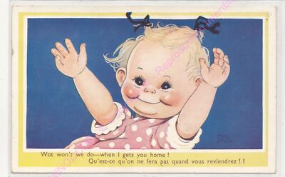 Postcard fantasy what is what we will not do when you come LUCIE MABEL