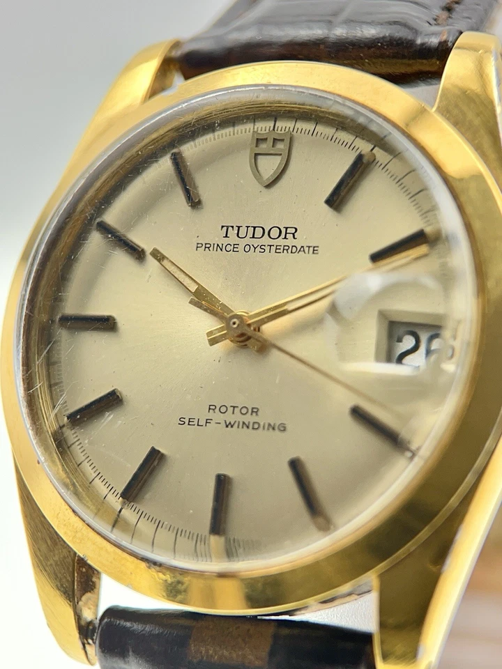 Tudor Prince Oysterdate Steel and Gold Plated 34mm Automatic Men’s Watch 9050 - Image 2 of 4