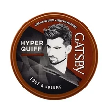 PK 2 Gatsby Hair Styling Wax - Edgy & Volume, For Hyper Quiff Style, Non Sticky