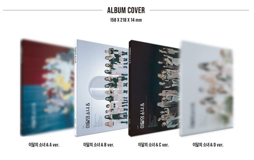 LOONA LOOΠΔ 4TH Mini Album & K-POP CD + 4 PHOTOCARD + FOLDED