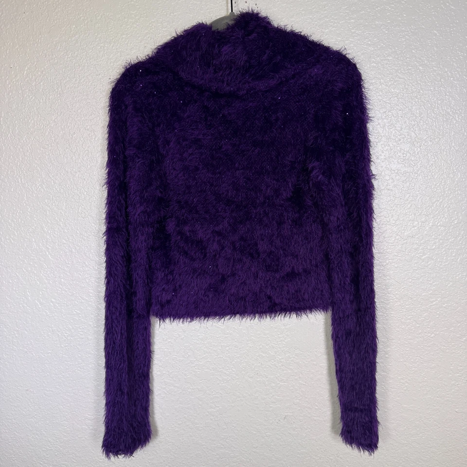 Кардиган женский Free People XS Mina пушистый с блестками вязаный свитер галстук спереди мягкий НОВЫЙ - Изображение 2 из 4