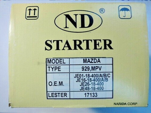 Mazda 929. MPV. 1988-1998.V6, 3.0L.Starter.1.7KW/12V. CW.12-T.1Yr Warranty - Picture 9 of 12