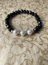 Multi Bead Beaded Stretch Bracelet 