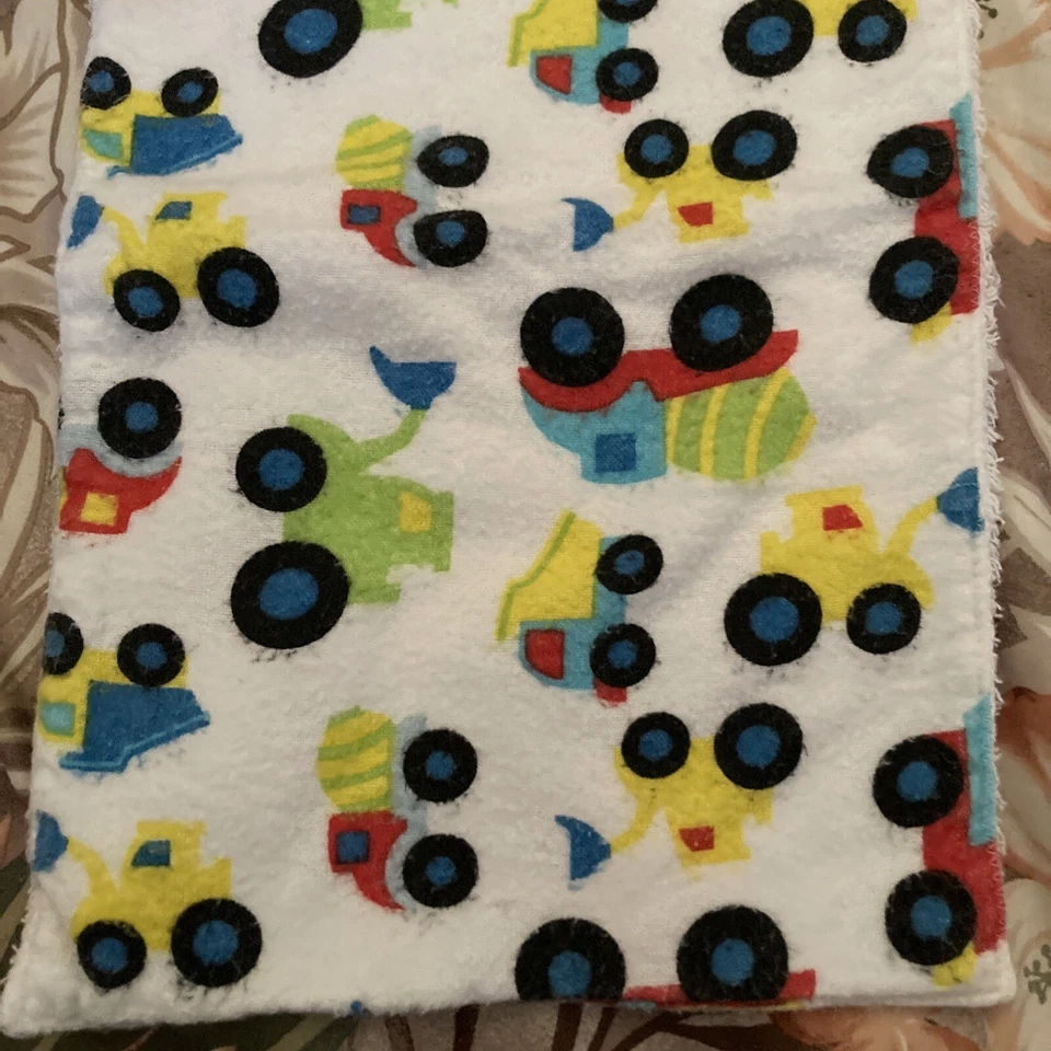 "Paños de eructo para bebé hechos a mano sin marca de aproximadamente 14"" x 8""" Foto 4 de 4