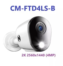 Night Owl CM-FTD4LS-B 2K 2560x1440 (4MP) Wired Add-on Camera with Spotlight