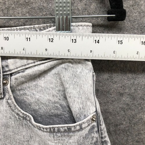 Gap Teen Girls Size 18 Mom Jean Grey Wash High Rise Light Wash Stretch - Picture 6 of 9