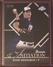 2014 Bowman Draft Bowman Initiation /99 Kodi Medeiros #BI-KM