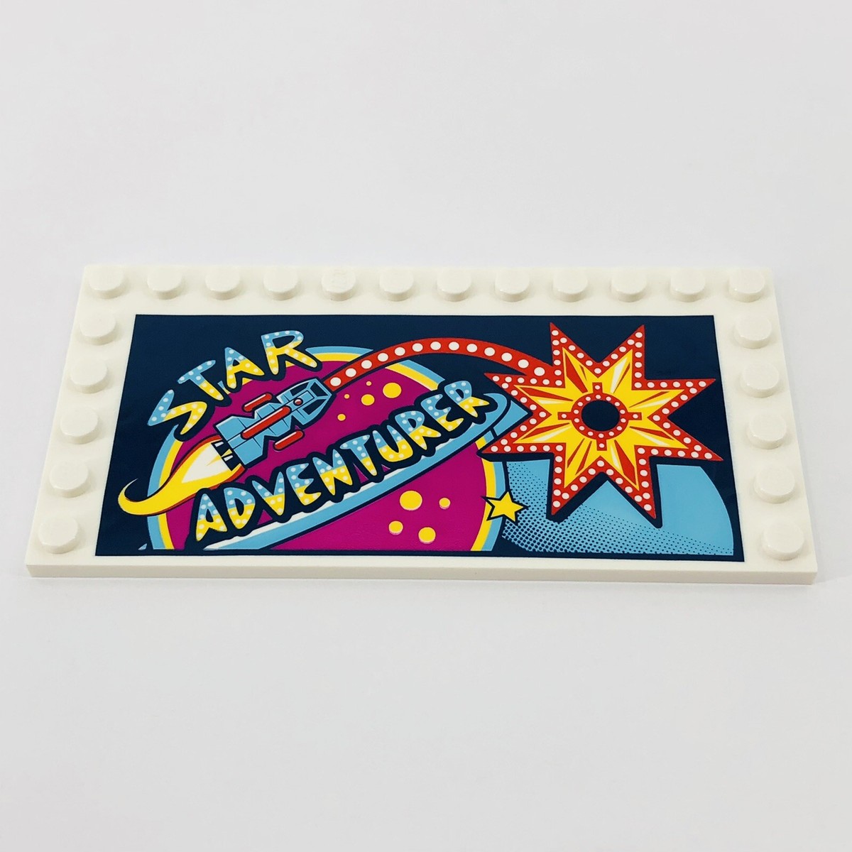 LEGO Parts Tile Modified 6x12 Stud On Edges Star Adventurer