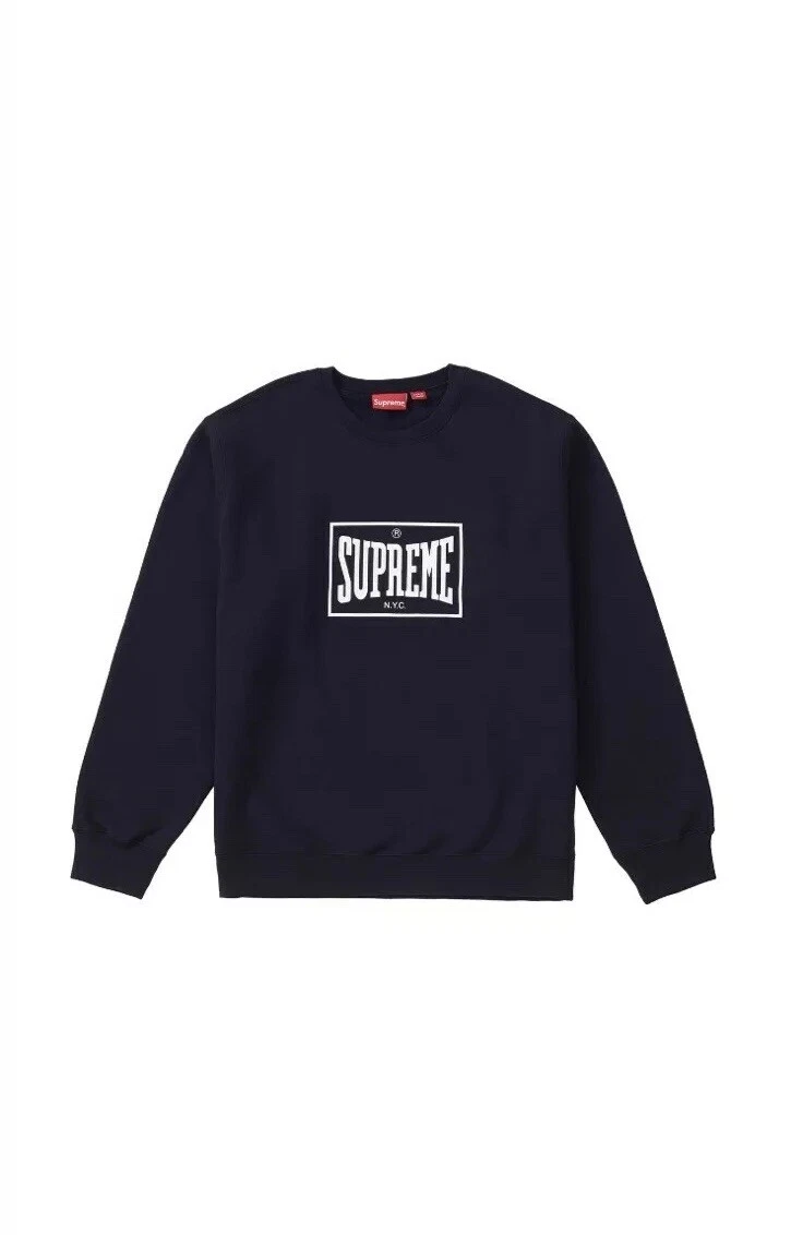 Supreme SS19 Warm Up Crewneck noir taille moyenne épuisé !