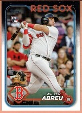 Boston Red Sox 2024 Topps Series 1+2 Base Team Set 30 Cards