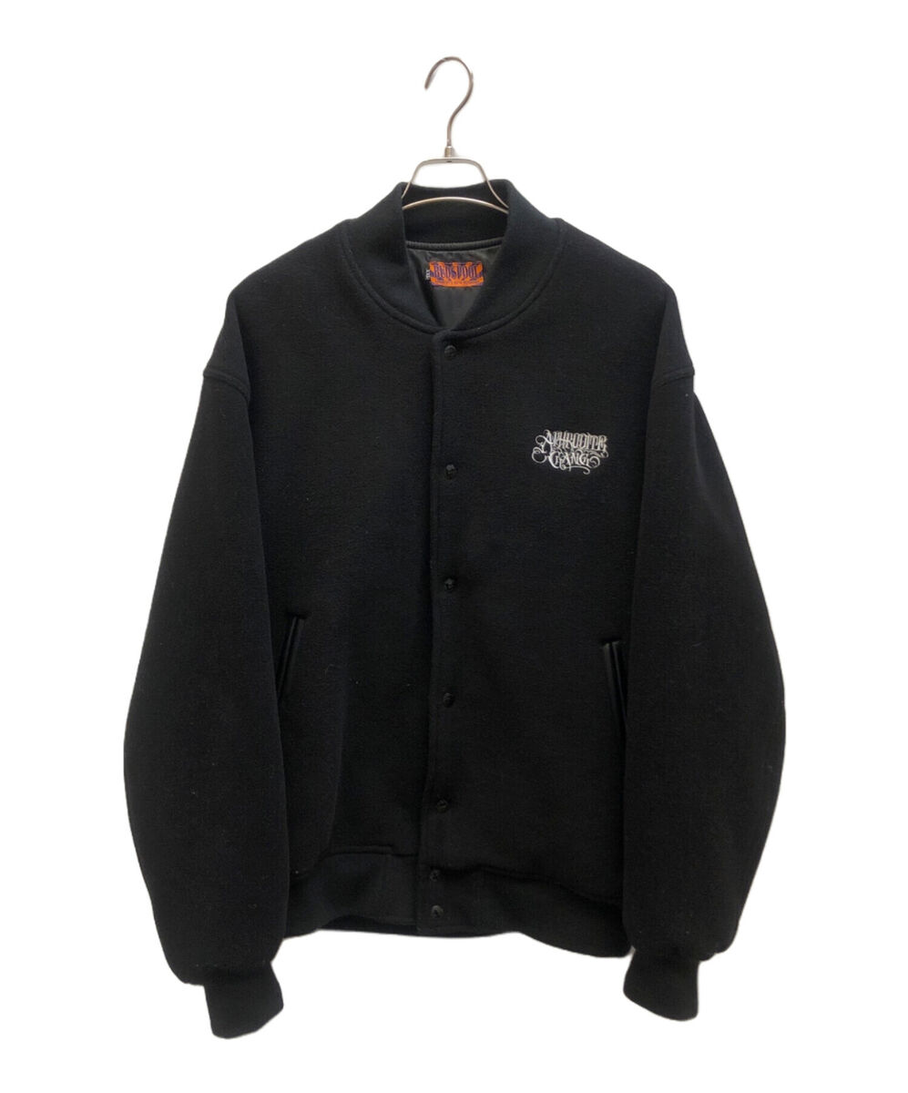 BUDSPOOL CLASSIC LOGO MELTON VARSITY JACKET Size: XXL Black BUDSPOOL CLASSIC LOGO MELTON VARSITY JACKET Size: XXL Black