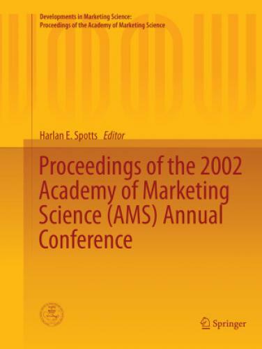 Proceedings Of The 2002 Academy Of Marketing Science (ams) Annual