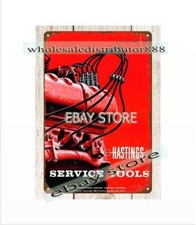 1958 Service Tools Equipment Auto Shop Metal Tin Sign Country Decor 1958 Service Tools Equipment Auto Shop Metal Tin Sign Country Decor