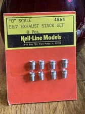 Keil-Line O Gauge 4864 E6/7 Exhaust Stack Set