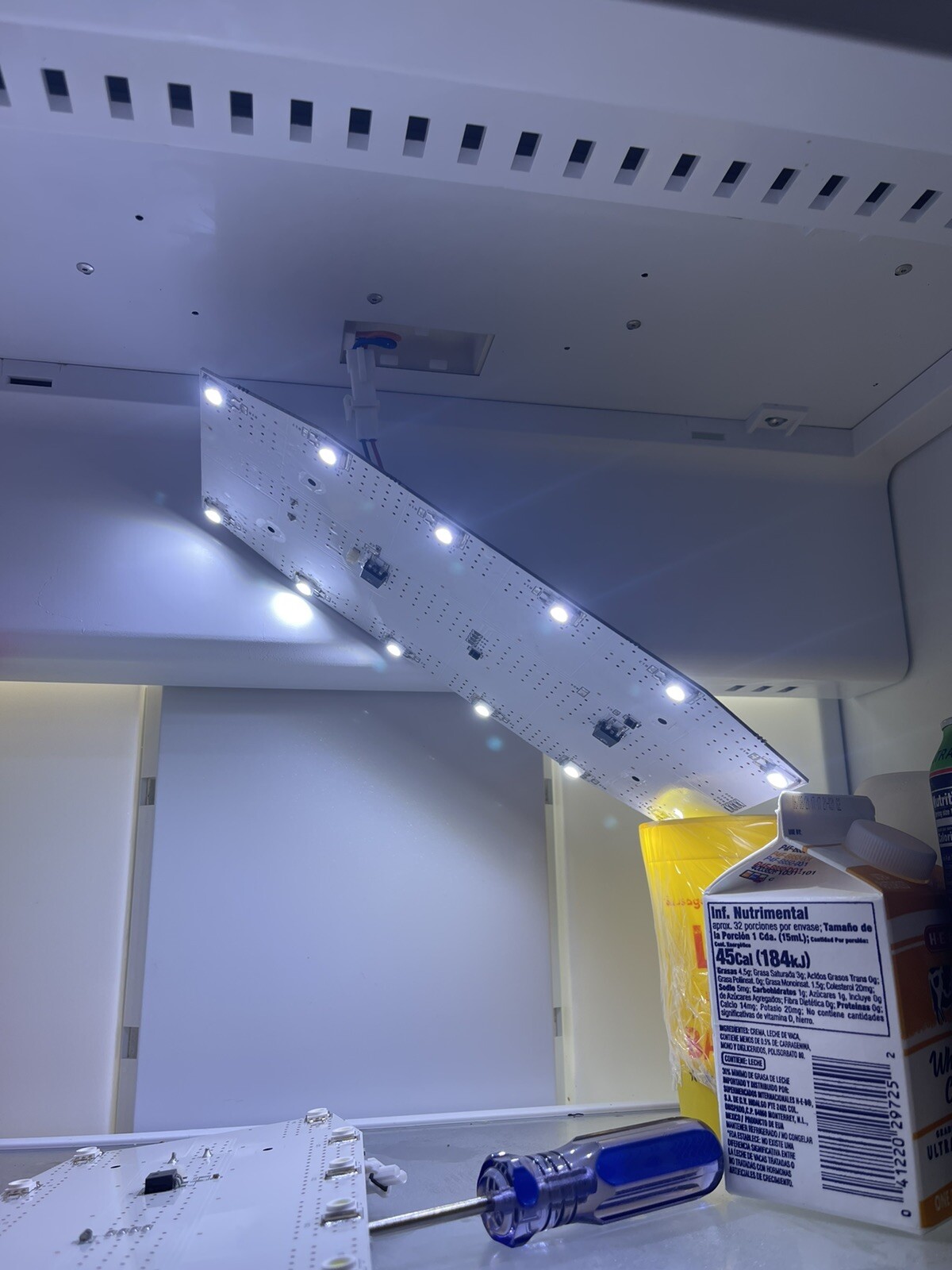 General Electric GE Refrigerator LED Light Board WR55X32696 WR55X11007