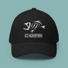 G Loomis Fishing Logo Print Cap Baseball Hat for Unisex Adults
