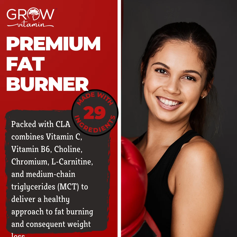 BurnWell Monster Test Quemador de Grasa para Hombres AM Día + PM Noche Píldora de Dieta para Pérdida de Peso Foto 2 de 4