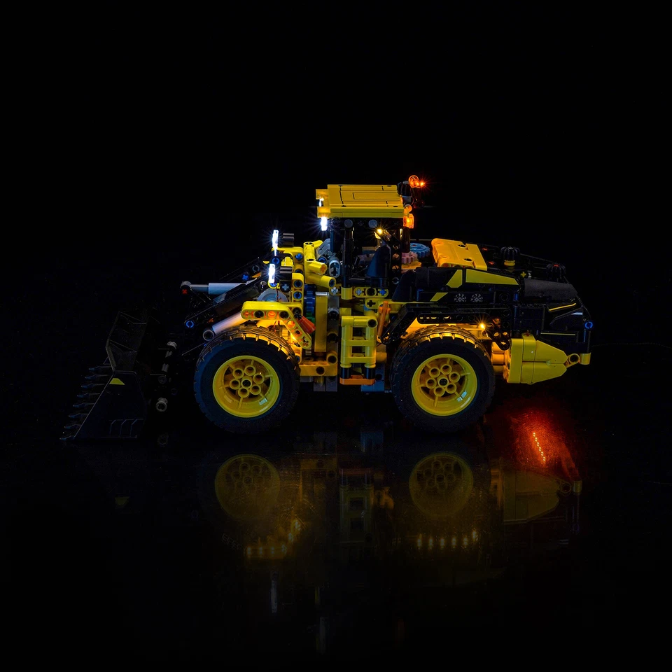 Luz LED BrickBling para LEGO Volvo L120 Cargador de Ruedas Eléctrico 42209 (Estándar) Foto 4 de 4