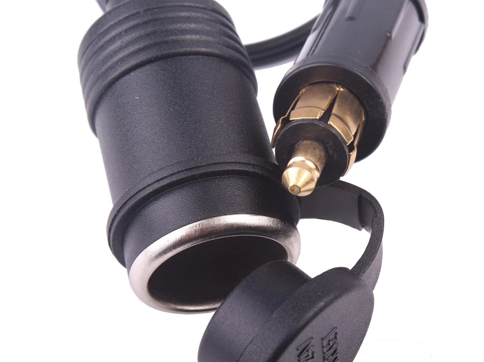 DIN KFZ Norm Steckdosen Stecker Adapter Kabel 12V 24V 10A LKW Auto - Bild 4 von 4