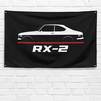 For Mazda RX-2 1971-1977 Enthusiast 3x5 ft Flag Banner Birthday Gift