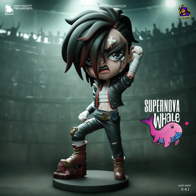 Chibi Vi Arcane - Fully Painted Option - 14k Abs like Resin