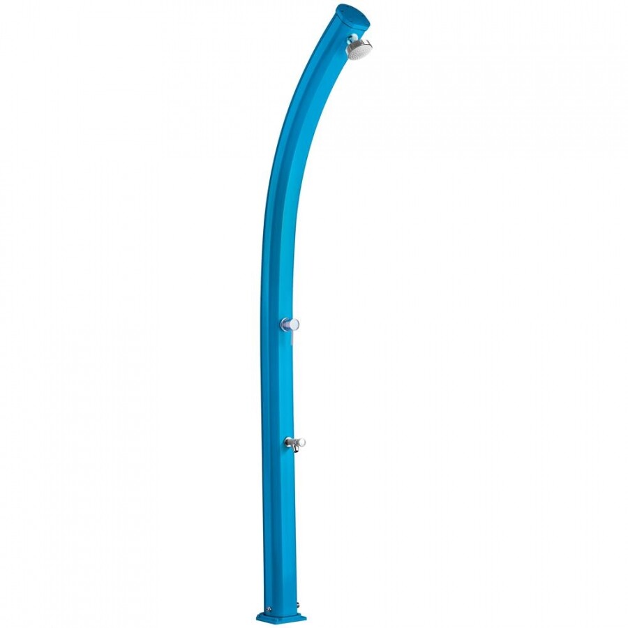 Doccia In Alluminio Arkema Jolly 25 Lt Con Lavapiedi Colore Blu - Uso Interno, E