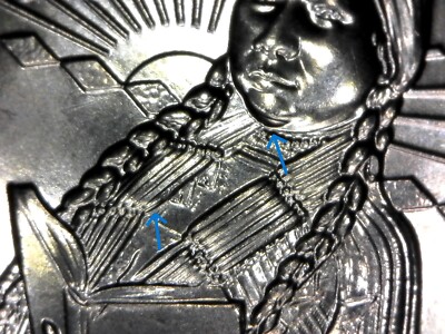 NEW 2024 P DDR Zitkala-Sa QUARTER Doubled Chin Error | eBay