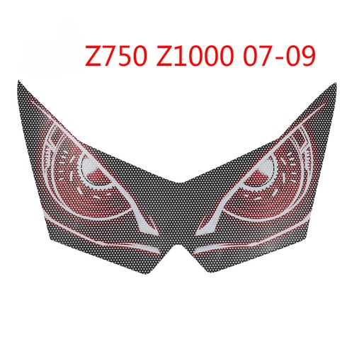 For Kawasaki Z750 Z1000 2007-2009 Motocycle Headlight Sticker Transparent Decal - Picture 11 of 12