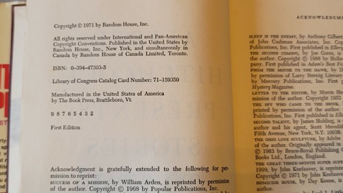 Alfred Hitchcock Presents : Stories to Stay Awake By, 1st Edition, 1971 - Picture 9 of 12