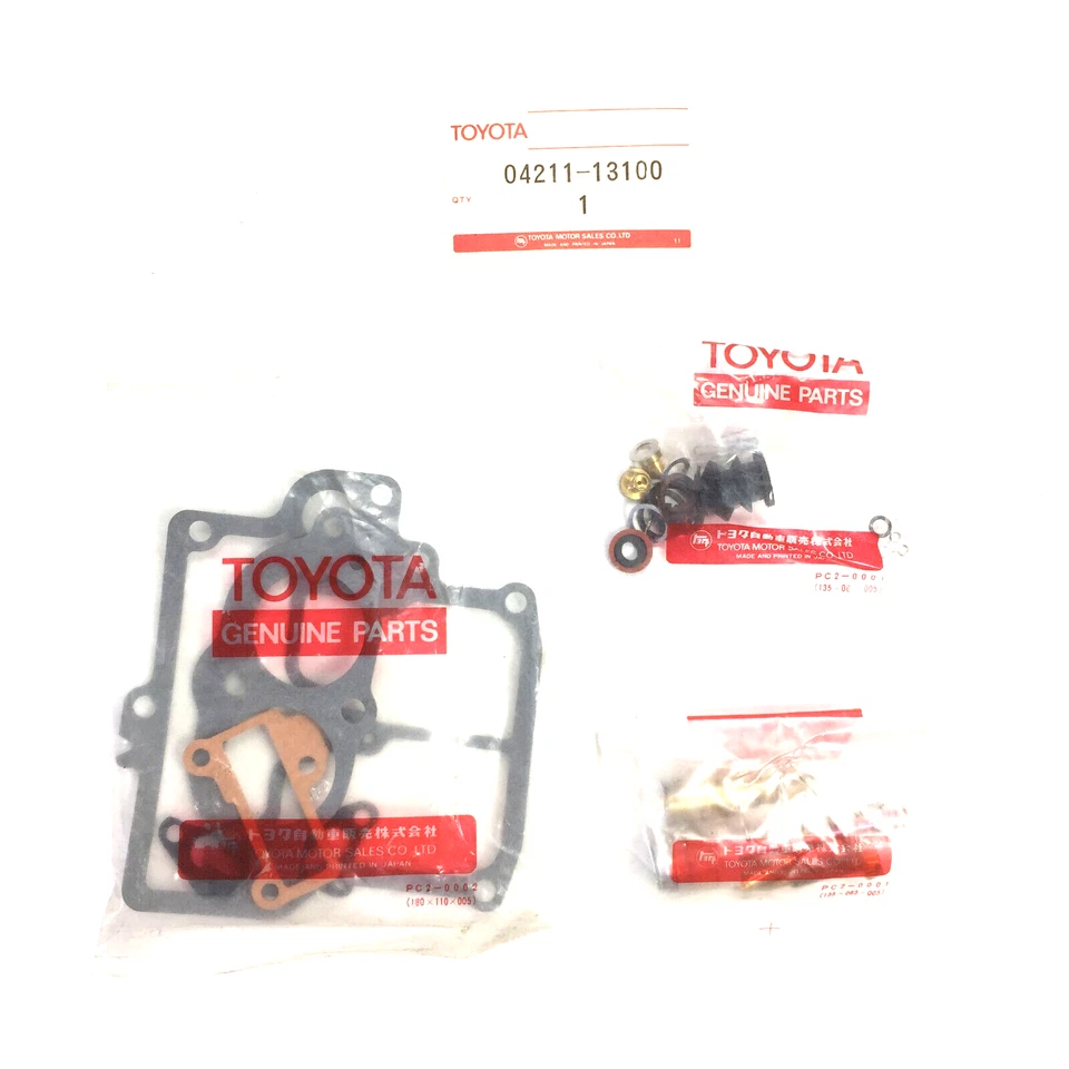Kit Carburador Toyota Corolla KE70 1979 Genuino Nuevo de Lote Antiguo Japón 04211-13100 Foto 3 de 3