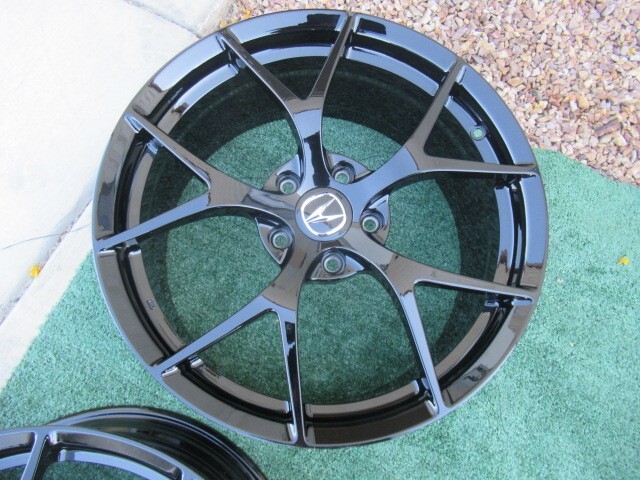 2017 2018 2019 2020 2021 ACURA NSX OEM FACTORY 19" 20" WHEELS RIMS GLOSS BLACK