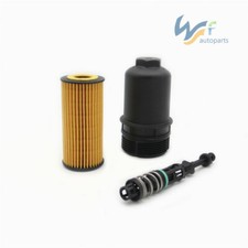 Tapa y pieza de carcasa del filtro de aceite y filtro de aceite apto para VW Jetta Tiguan AUDI A4 A6