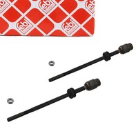 2X febi Prokit Spurstange Axialgelenk FüR VW Golf 2 Jetta 1 2 Ohne Servo Vorne