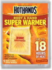 Body and Hand Super Warmer, 18 Hours of Heat Freshly Packed, 8 Count