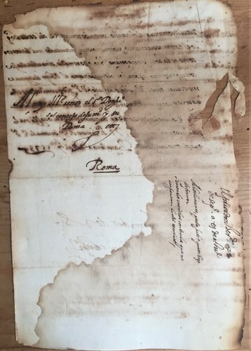 CATALUÑA.INQUISICIÓN.CASO FORNER. HERNANDO DE TOLEDO CARTA A JUAN DE ZUÑIGA,1573 - Picture 3 of 3
