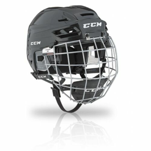 Casque De Hockey CCM Tacks 710 – Taille M, Noir, Avec Système R.E.D. Et Mousse D3O Lite, Ajustement Facile à L’arrière, Confort Et Protection Pro
