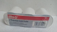 Mead Apex 3 Rolls Thermal Add  2 1/4" x 75 ft. 65140 Thermal Printing Calculator