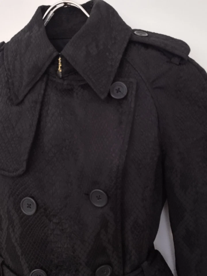 Gabardina Altuzarra Target negra serpiente casi nueva XS Foto 3 de 4