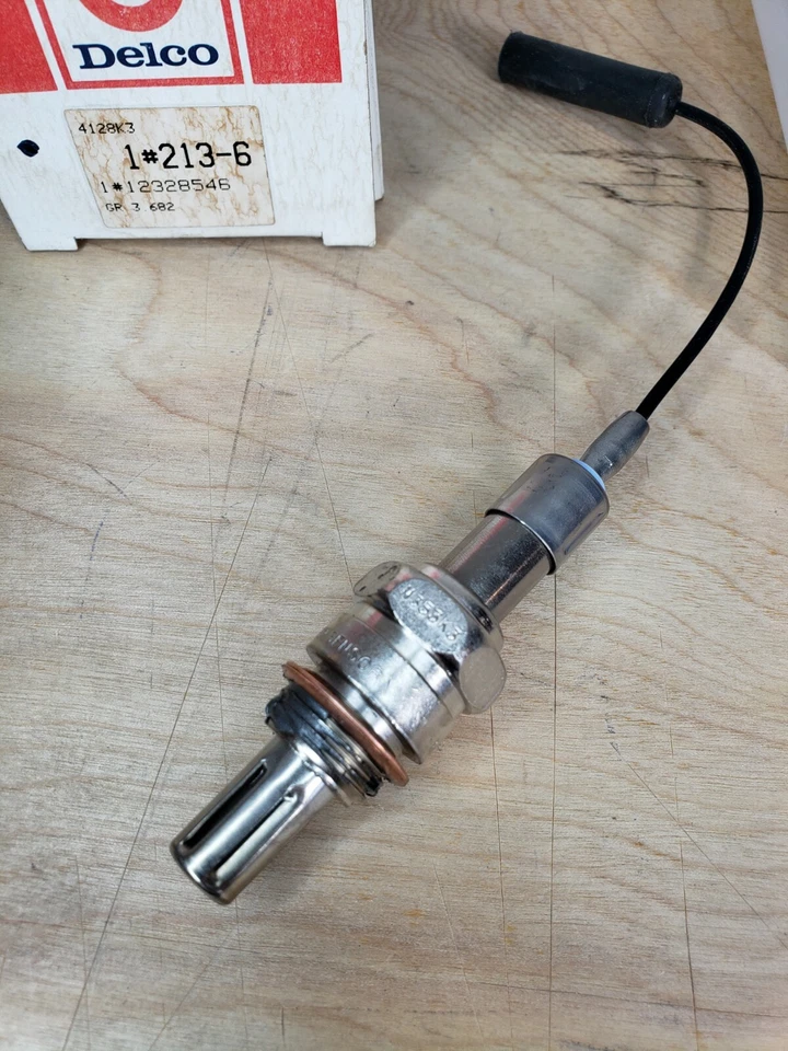 NUEVO 1979-89 SENSOR DE OXÍGENO CHRYSLER DODGE MITSUBISHI PLYMOUTH 12328546 HECHO EN EE. UU. Foto 3 de 4