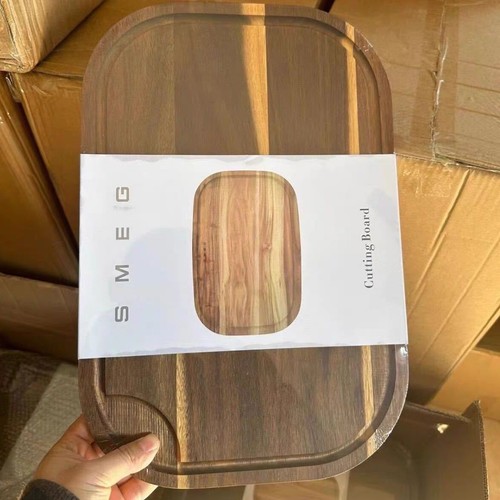 SMEG High-quality Acacia Wood Chopping Board Rectangular Kitchen Cutting Board - Picture 10 of 14