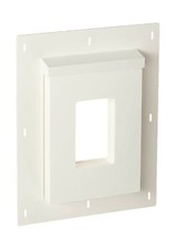 Builders Edge SMR68TW Sturdimount Receptacle Primed Mounting Block Fiber Cement