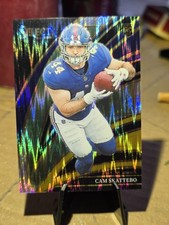 2025 Panini Select - Club Level Cam Skattebo Black & Orange Shock Prizm (RC)