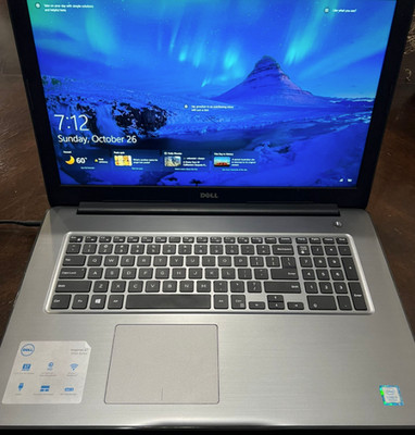 Dell Inspiron 5767 17.3'' Laptop/Intel i5-7200U/16G RAM/500GB SDD/Windows 10 Pro