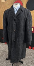 HARRIS TWEED Mens Blazer Sport Coat Casual Jacket Size 38 Wool Suit Overcoat L