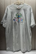 Rare Vintage Waikiki Single Stitch Tee Shirt Fruit Of The Loom USA MADE XXL